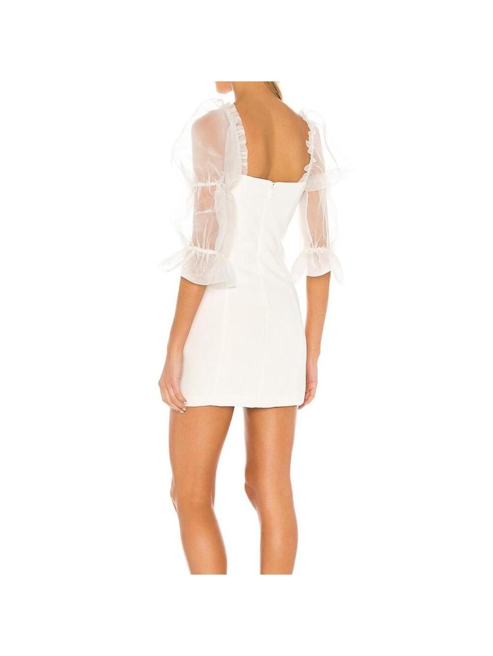 Amanda Uprichard - Tia Dress in Ivory - Picture 5 of 6